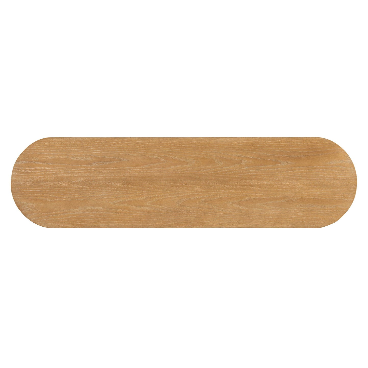 Console Table With Fluted Legs, Open Shelf