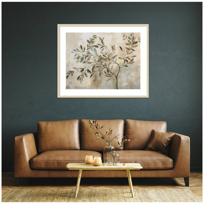 Olive Tree Abstract No. 31 by The Creative Bunch Studio Framed Wall Art Print