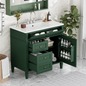 36" Bathroom Vanity With Top Sink
