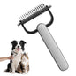 2026 New Double-Sided Dematting Comb For Dogs & Cats, Pet Grooming Tool For Long Haired Thick Double Coat Pets, Undercoat Rake Deshedding Brush For Tangles Matted Shedding Fur