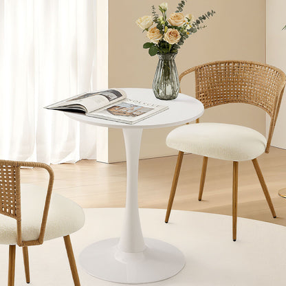 Round Dining Table With Tulip Style Base