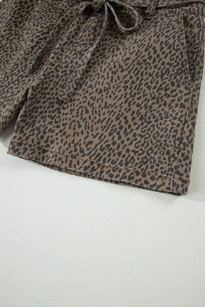 Faith Print Loose Shorts