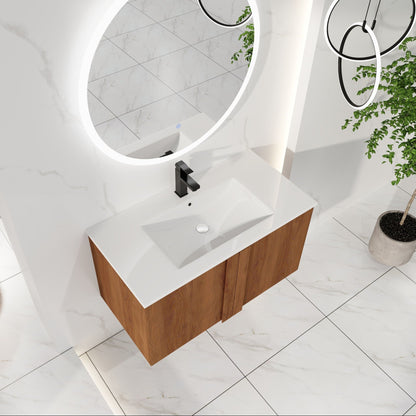 Floating Bathroom Vanity With Sink Combo