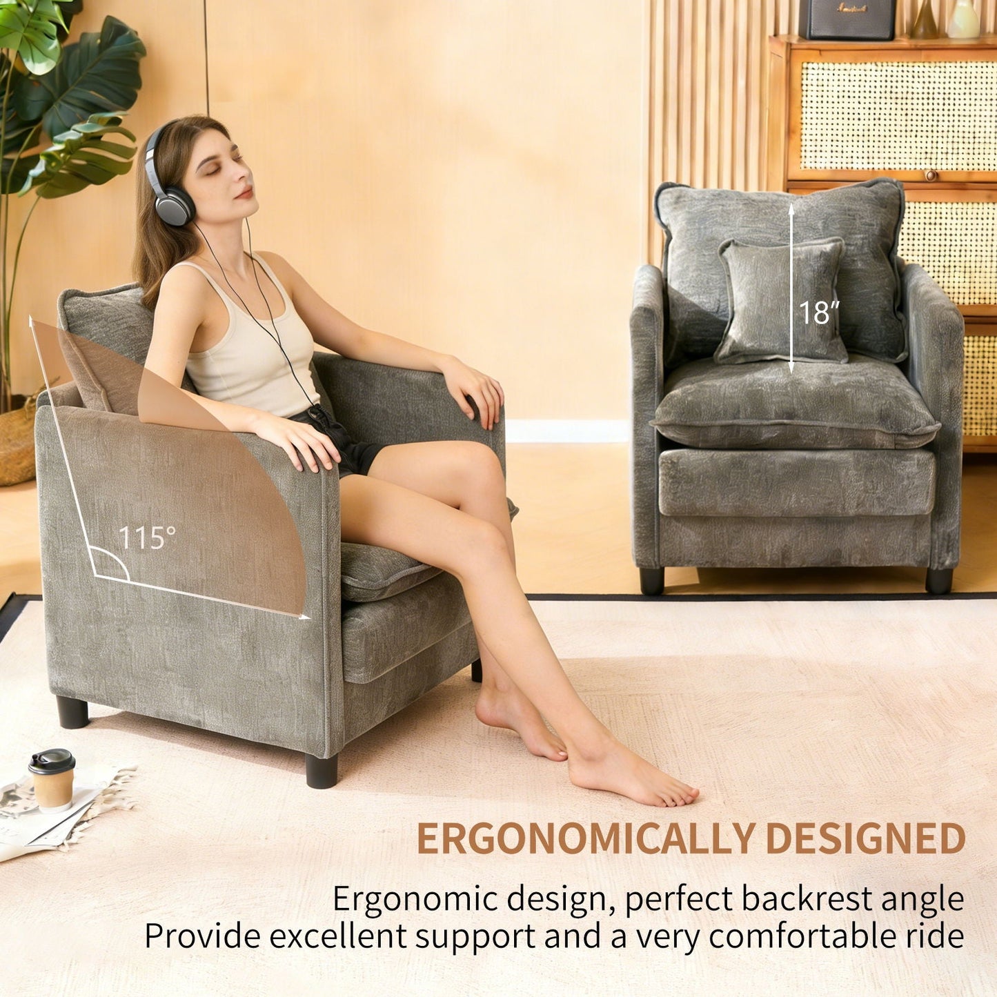 Modern Reading Armchair