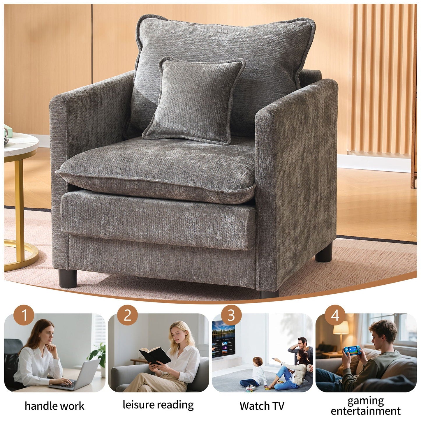 Modern Reading Armchair