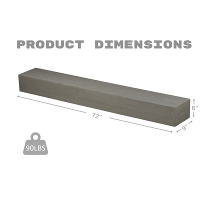 Fireplace Mantel Floating Shelf For Home Decor