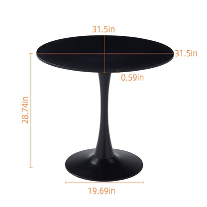 Round Dining Table With Tulip Style Base