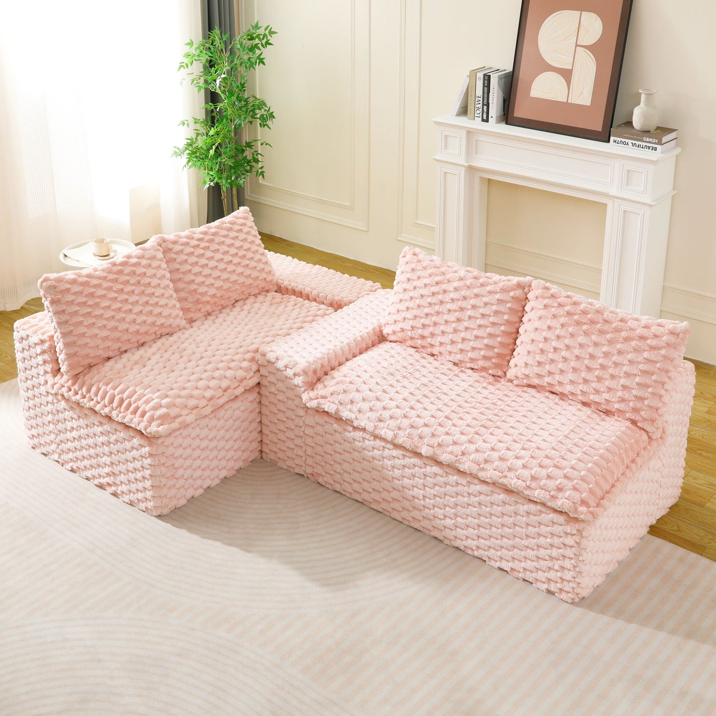 Multifunctional Sofa, Side-By-Side Or Facing Each Other