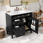 36" Bathroom Vanity With Top Sink