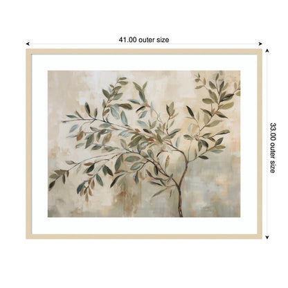 Olive Tree Abstract No. 31 by The Creative Bunch Studio Framed Wall Art Print