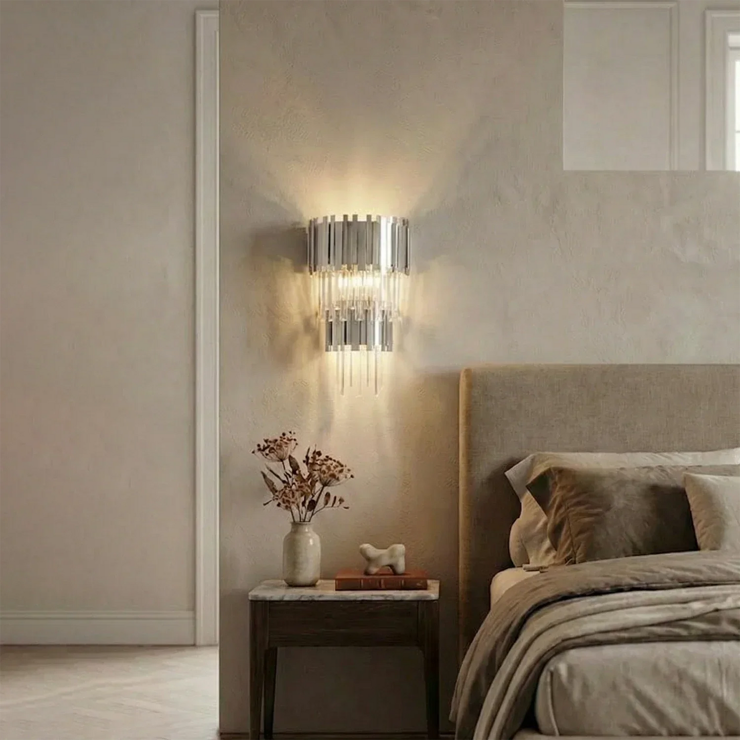 Empire Crystal Wall Lamp
