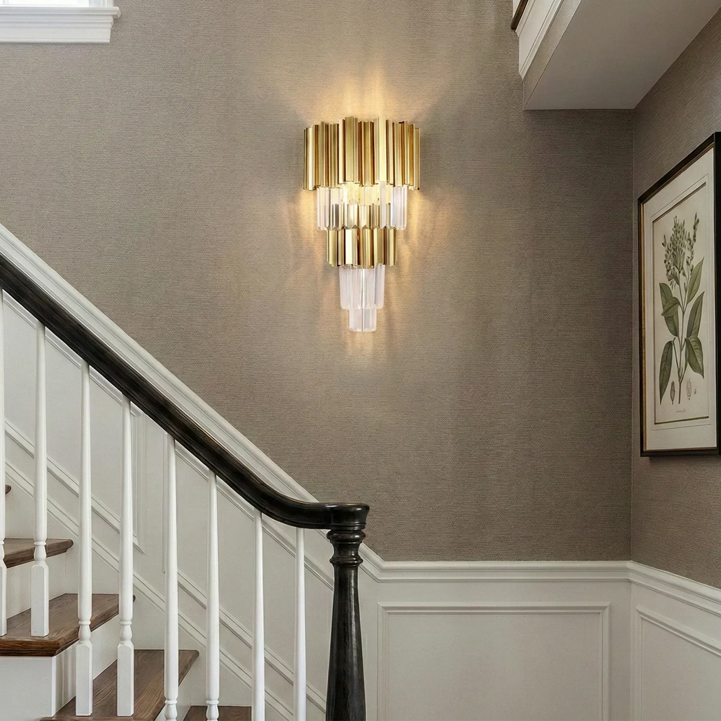 Empire Crystal Wall Lamp
