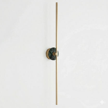 Essential Alabaster Brass Wall Sconce