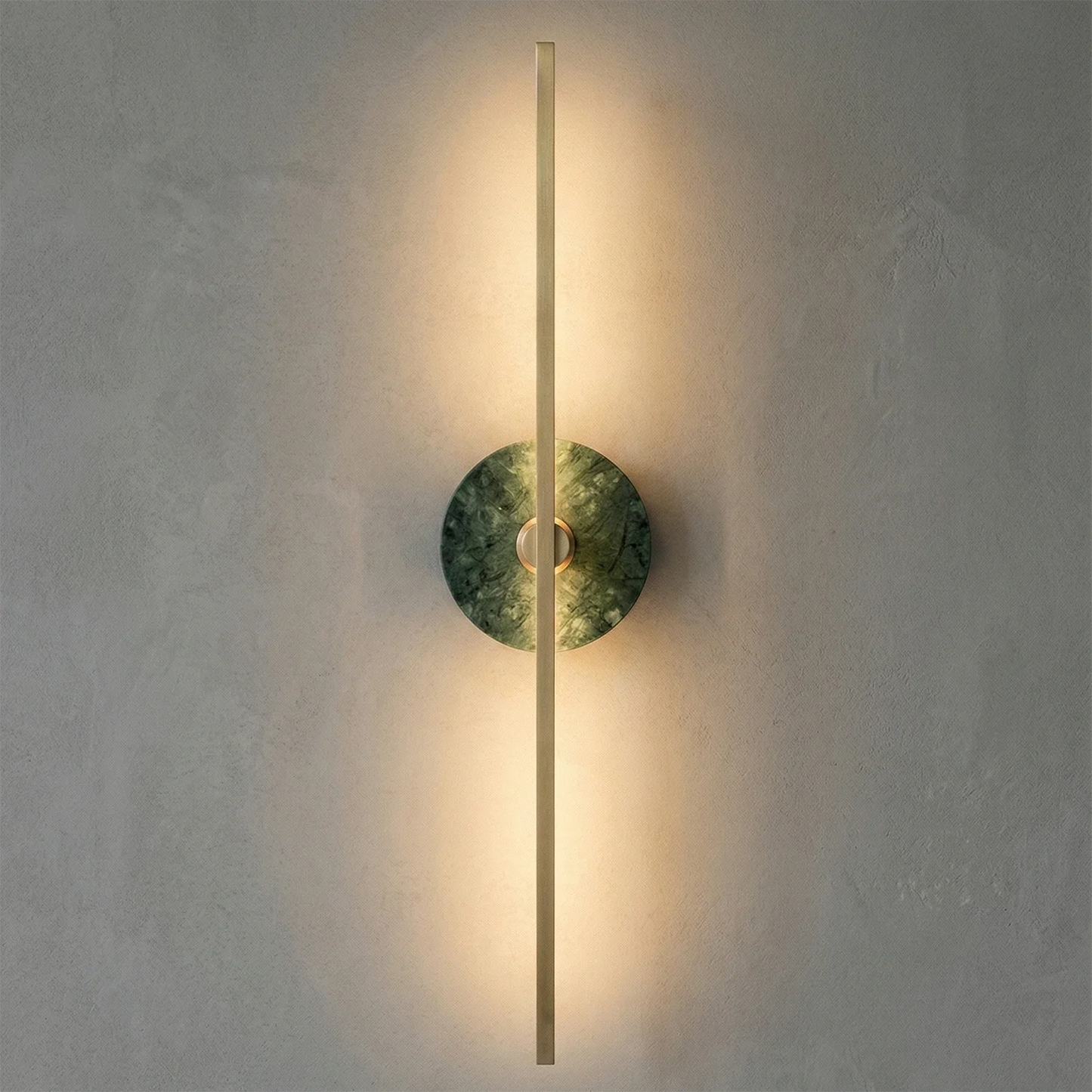 Essential Alabaster Brass Wall Sconce