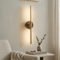 Essential Alabaster Brass Wall Sconce