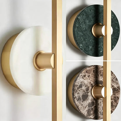 Essential Alabaster Brass Wall Sconce