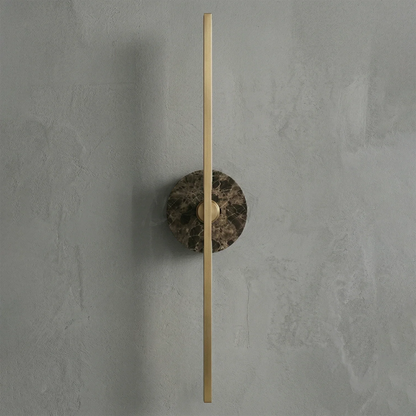 Essential Alabaster Brass Wall Sconce