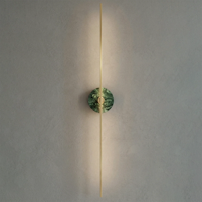 Essential Alabaster Brass Wall Sconce