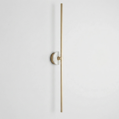 Essential Alabaster Brass Wall Sconce