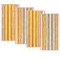 Oversized Striped Border Cabana Beach Towels - Santa Cruz.