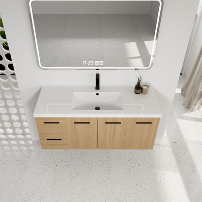 Floating Bathroom Vanity With Sink, Modular Cabinet
