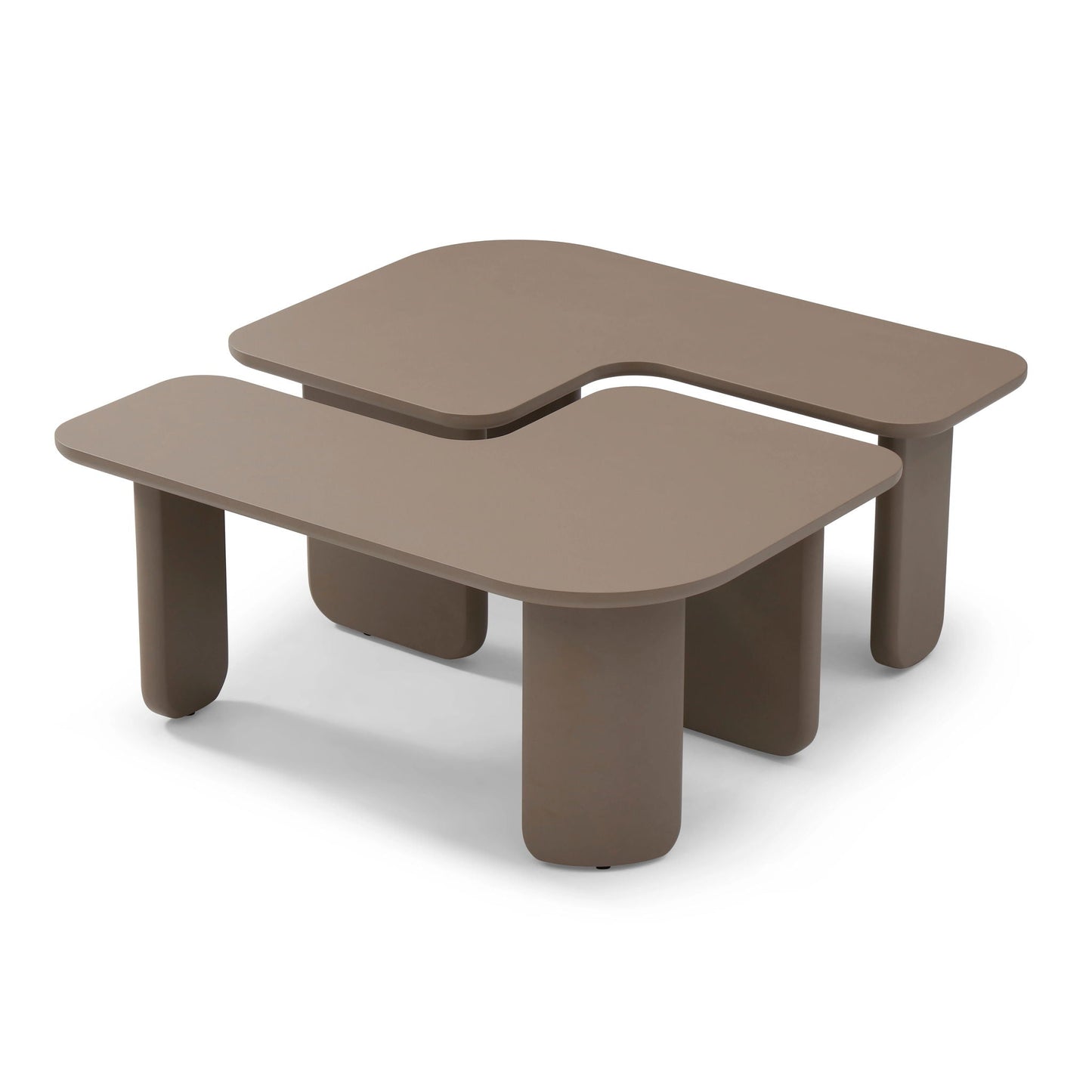 L-Shape Coffee Table For Living Room
