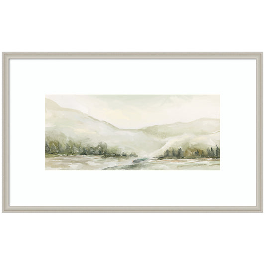 AQ Winter Landscape No. 6 by Annie Quigley Framed Wall Art Print