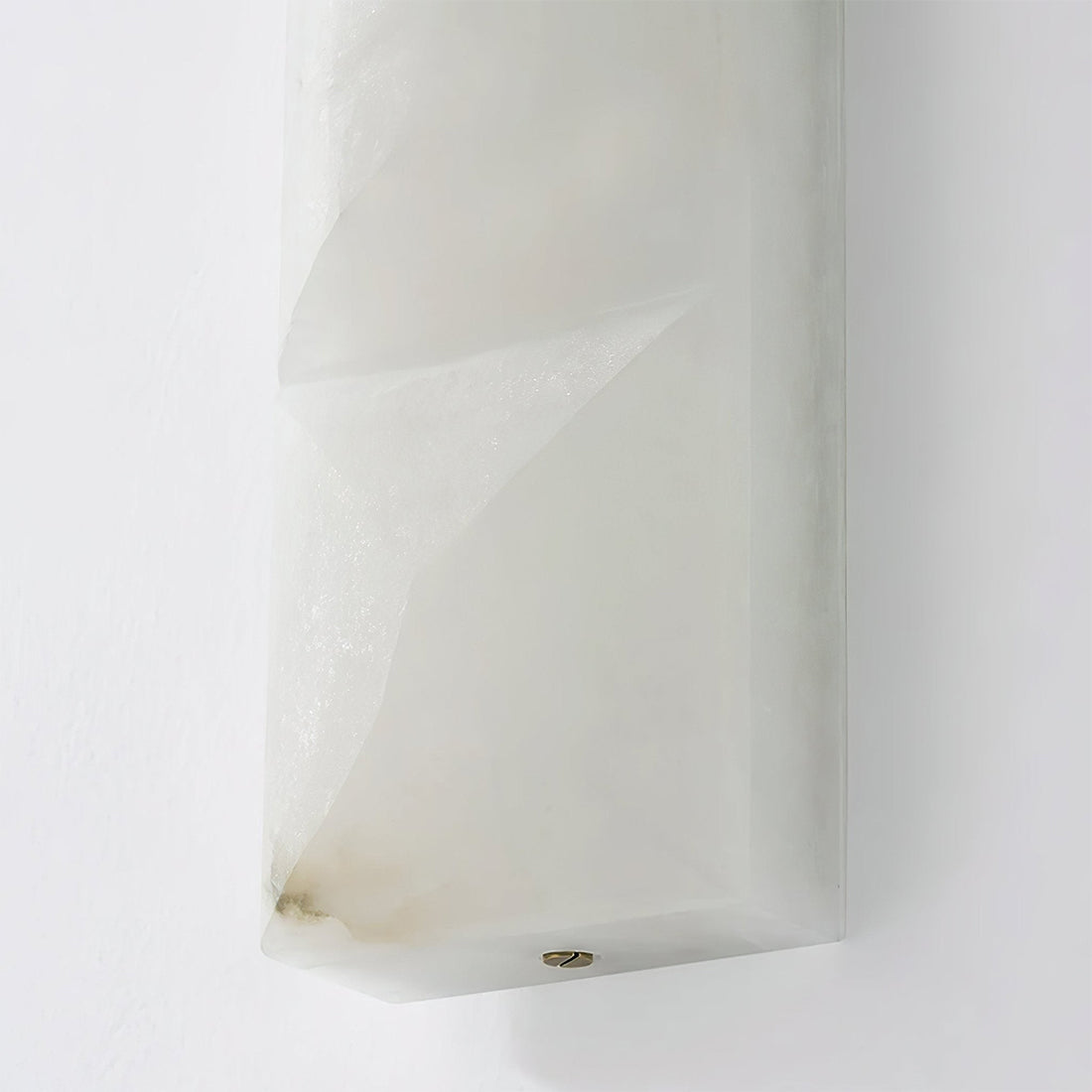 Faceted Alabaster Wall Sconce