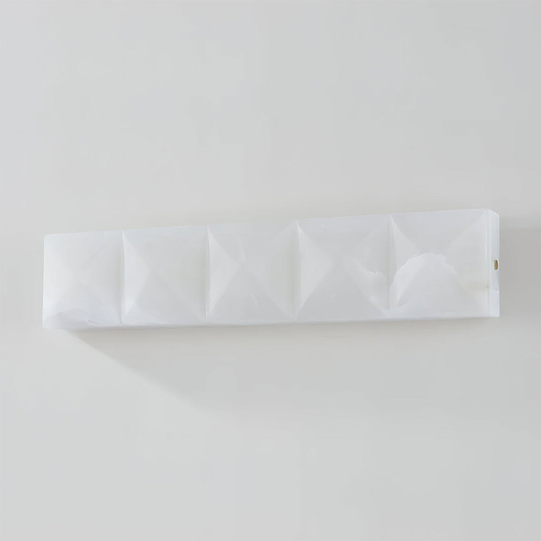 Faceted Alabaster Wall Sconce