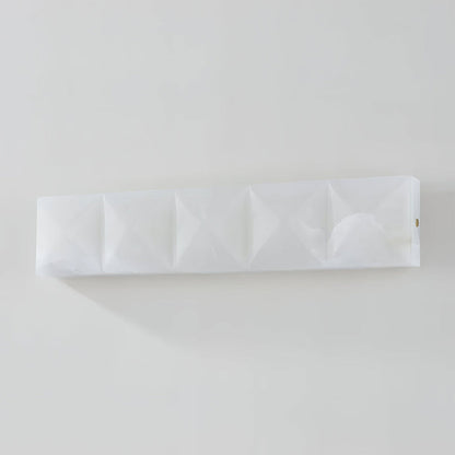 Faceted Alabaster Wall Sconce