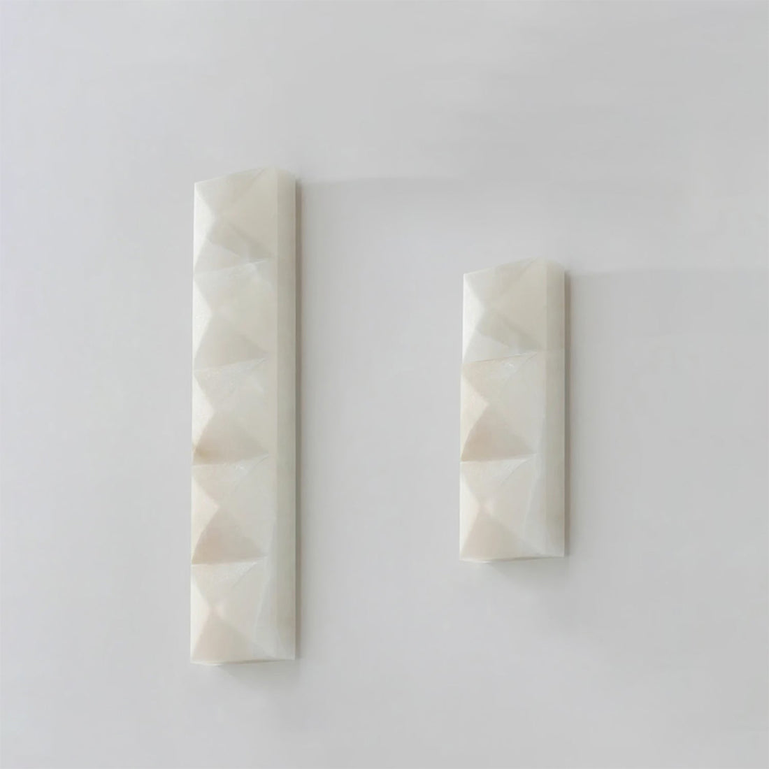 Faceted Alabaster Wall Sconce