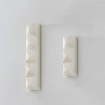 Faceted Alabaster Wall Sconce