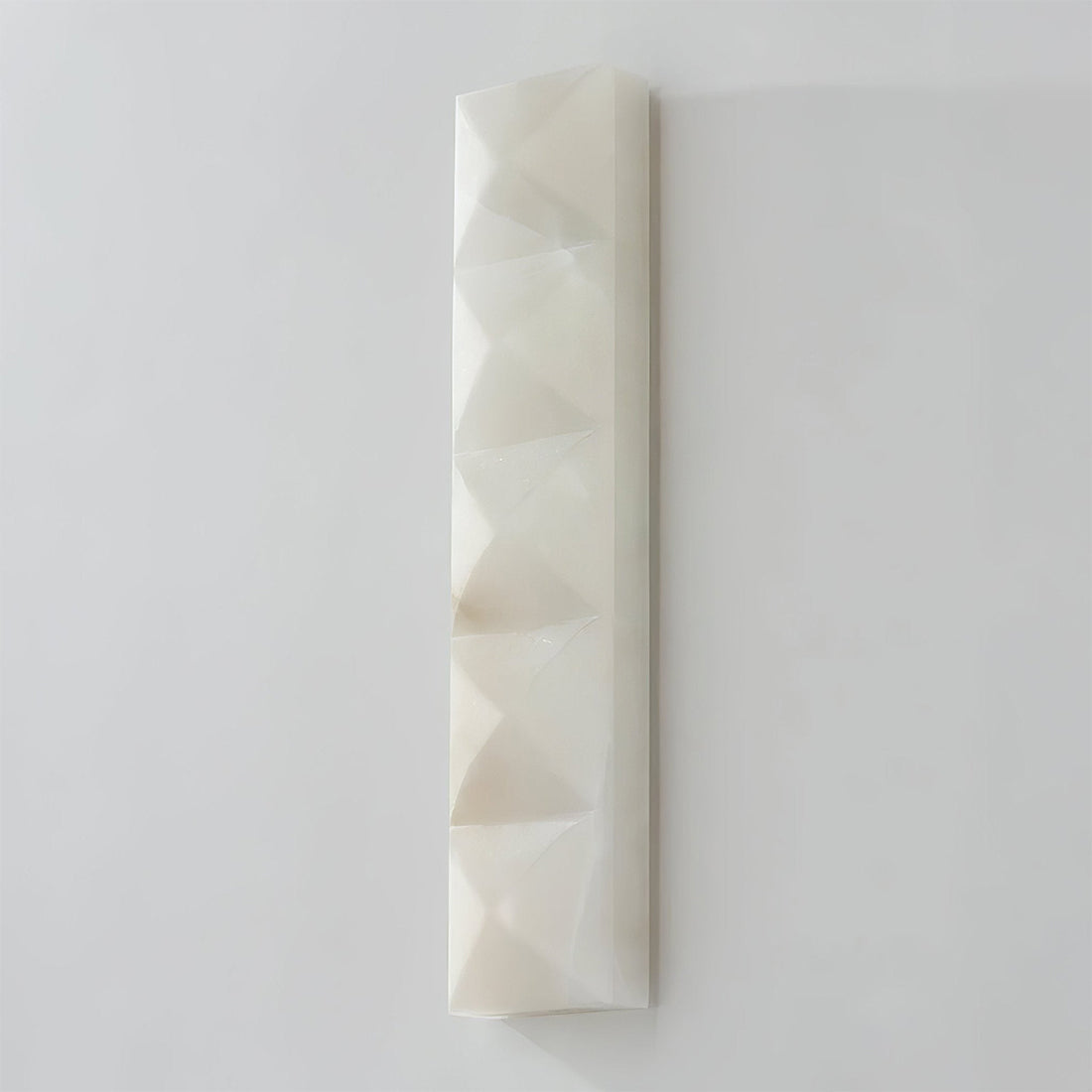 Faceted Alabaster Wall Sconce