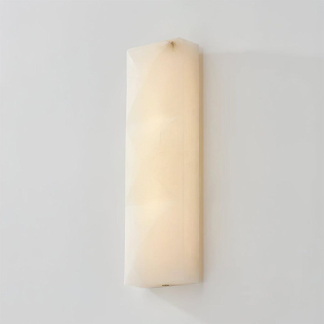 Faceted Alabaster Wall Sconce