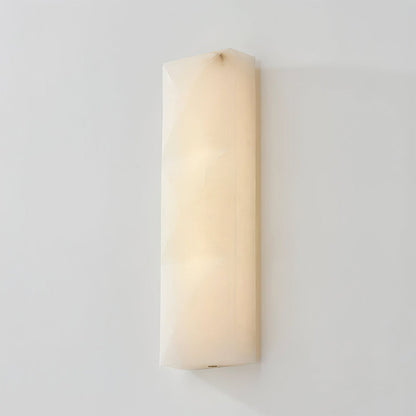 Faceted Alabaster Wall Sconce