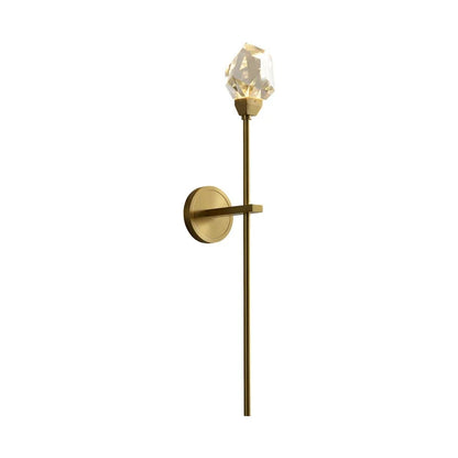 Faceted Crystal Masonry Wall Sconce