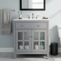 30" Bathroom Vanity with Ceramic Sink