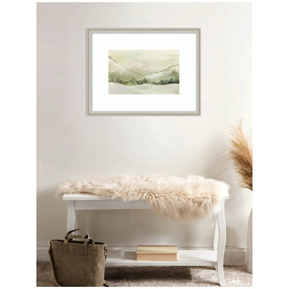 AQ Winter Landscape No. 3 by Annie Quigley Framed Wall Art Print
