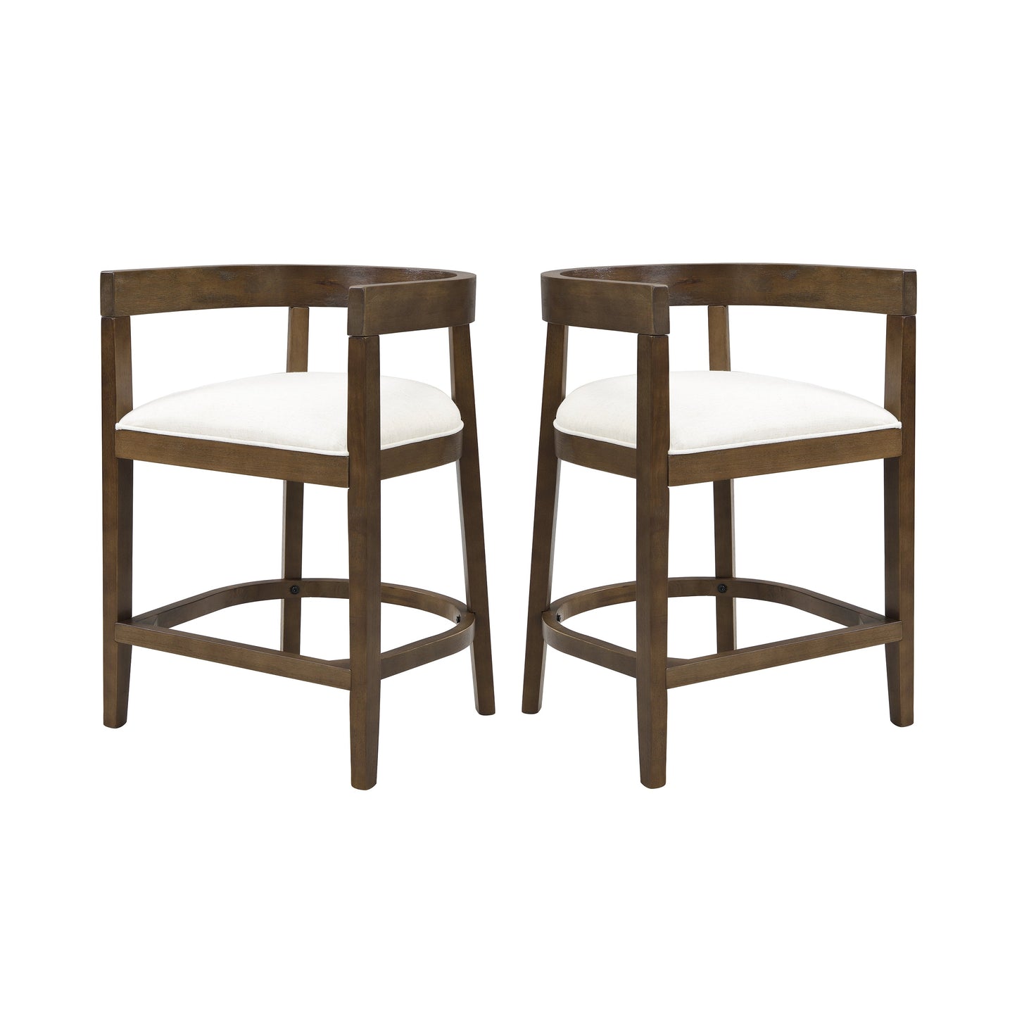 Rubberwood Counter Stool Set of 2