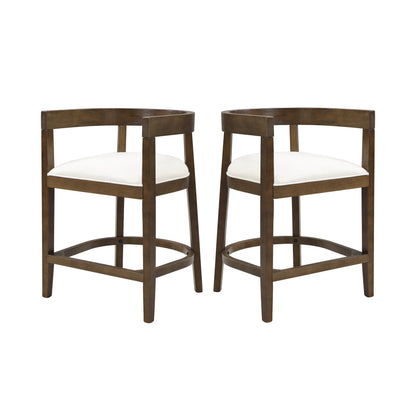 Rubberwood Counter Stool Set of 2