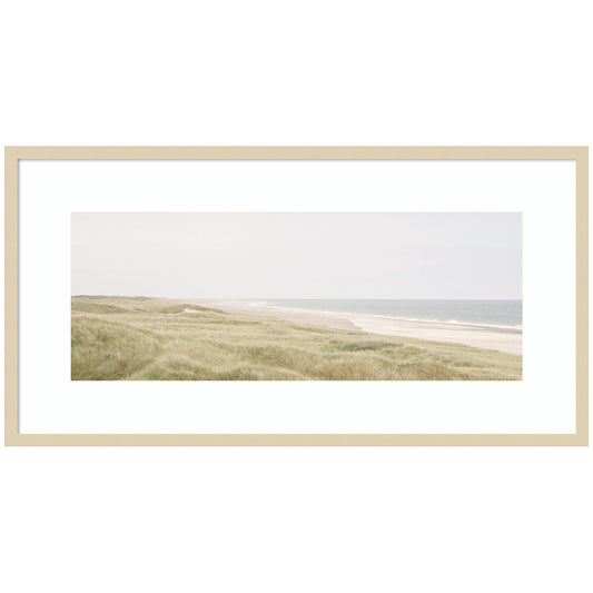 Peaceful and Serene Coastal Landscape by The Creative Bunch Studio Framed Wall Art Print