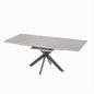 Modern Extendable Dining Table Set With Soft Padded Armless Chairs
