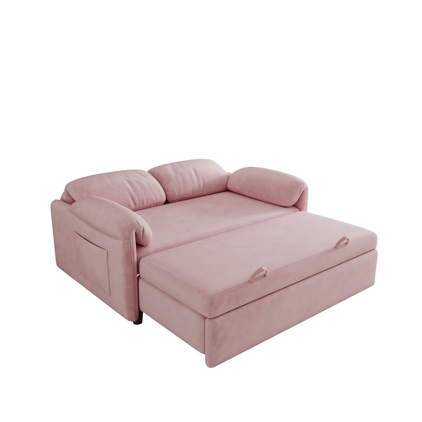 Sofa, Dual Purpose Lounge With Retractable Queen Size Bed