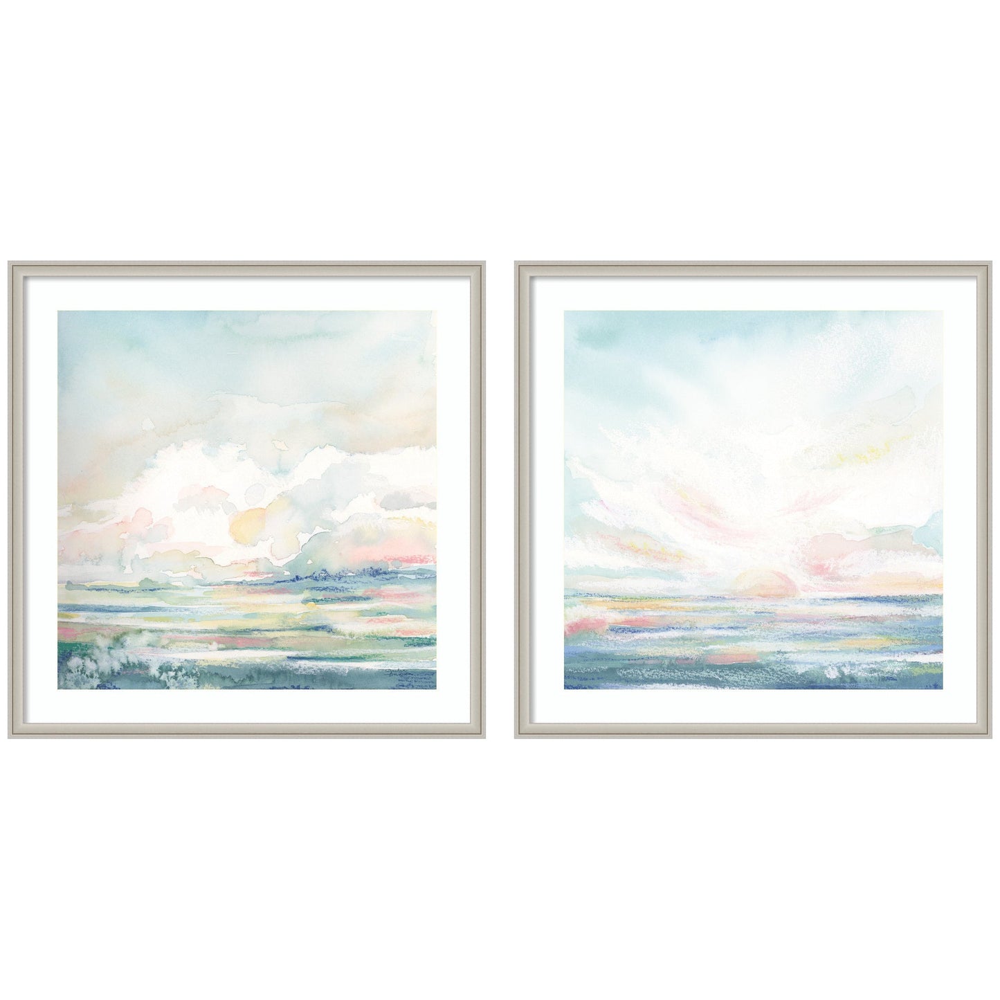 Heavenly Stillness 2 Piece Framed Wall Art Print Set by Julie Maida