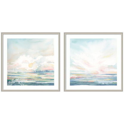 Heavenly Stillness 2 Piece Framed Wall Art Print Set by Julie Maida