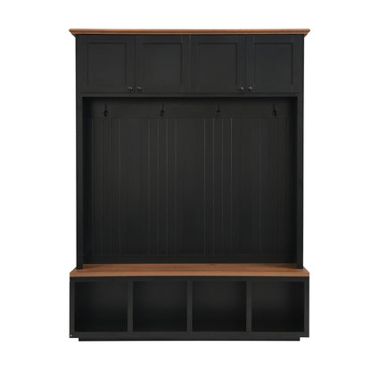 Entryway Hall Tree With Bench And Storage
