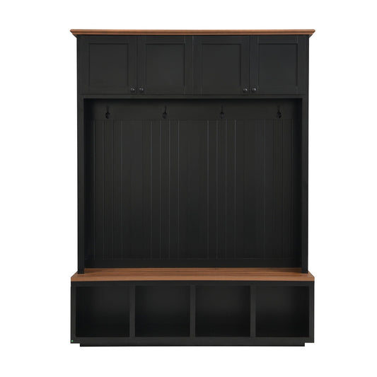 Entryway Hall Tree With Bench And Storage
