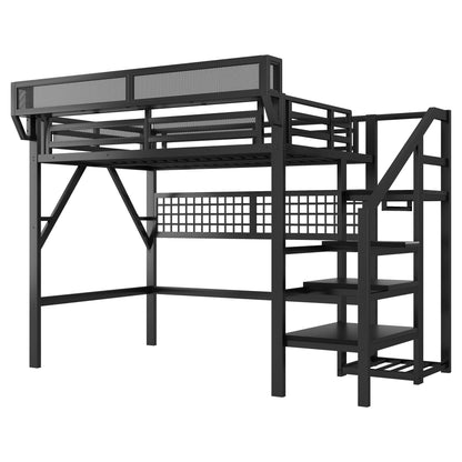 Loft Bed With Stairs And Storage