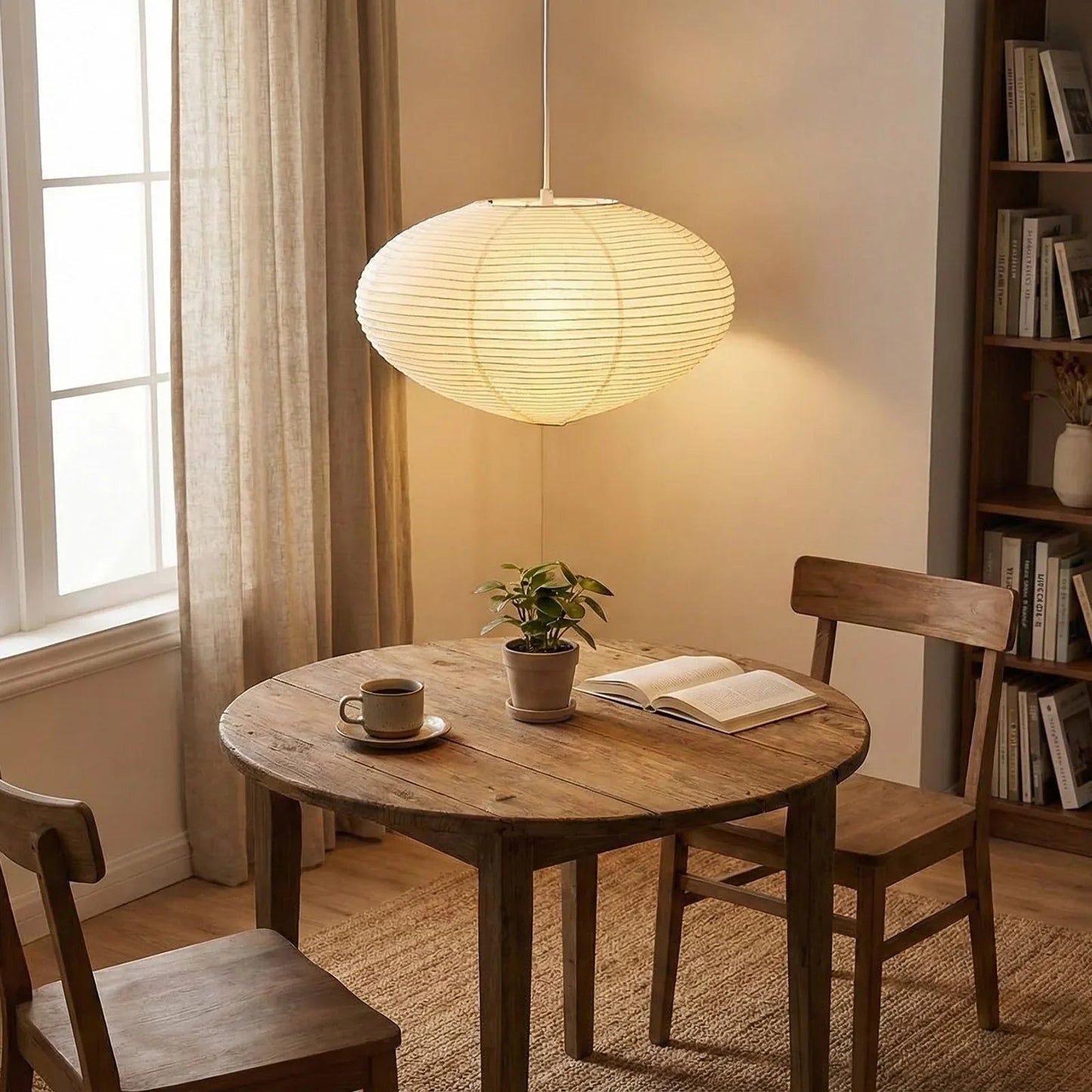 Akari Flat Shape 26A / 21A / 15A Pendant Light