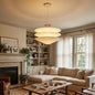 Floating Three Tiered Disc Pendant Light